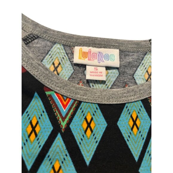 LuLaRoe Randy Disney Grey & Black Minnie Mouse Top - Picture 4 of 7